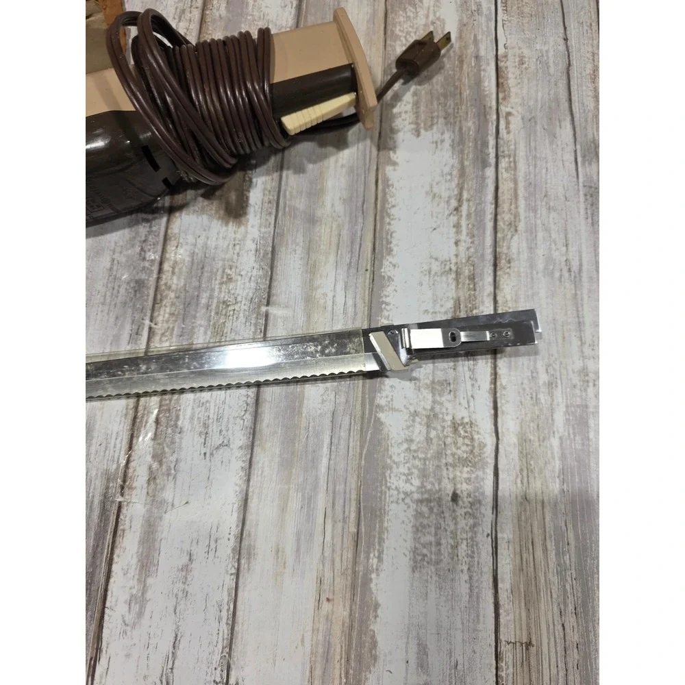 VINTAGE GENERAL ELECTRIC CUSTOM ELECTRIC‎ SLICING KNIFE EK4 w/ Box MADE IN USA